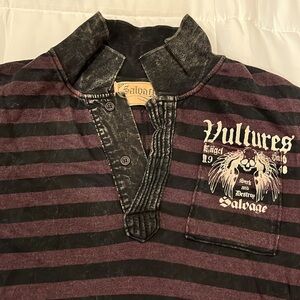 Salvage, “Vultures” polo shirt.